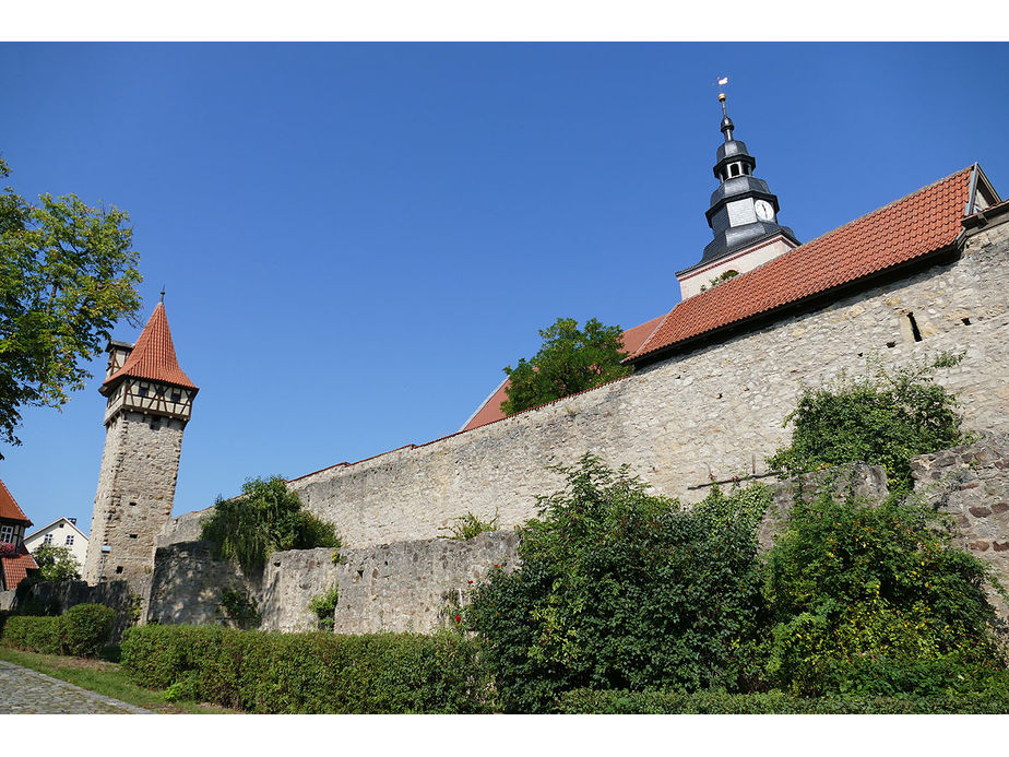 Sankt Crescentius on Tour in Ostheim und auf dem Kreuzberg (Foto: Karl-Franz Thiede)